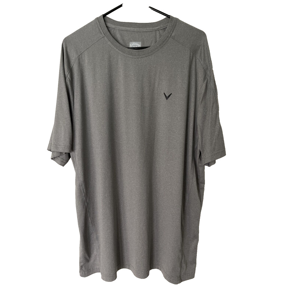 Callaway Opti Dri Grey Tee, Men's Size Large
